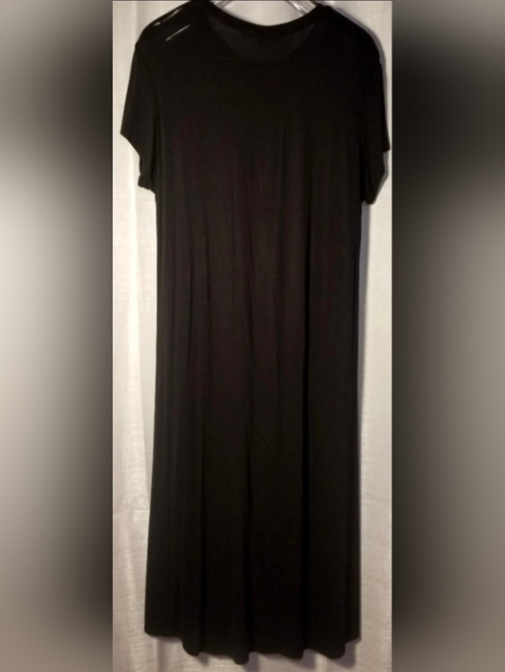 Elite Collection Black Knotted High Low Tee XL - Picture 4 of 5